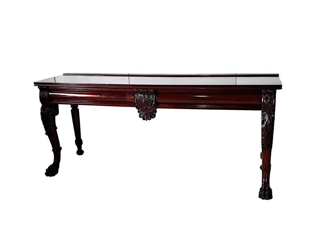 A Very Fine Irish 19th Century Console or Serving Table