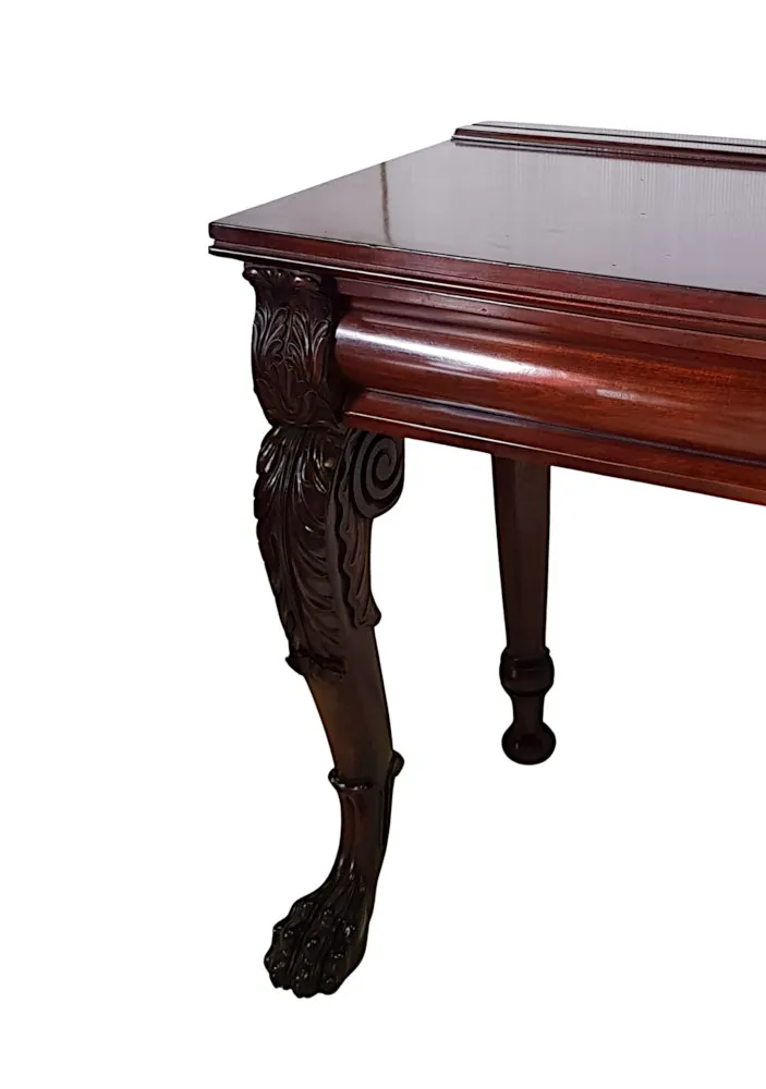 A Very Fine Irish 19th Century Console or Serving Table