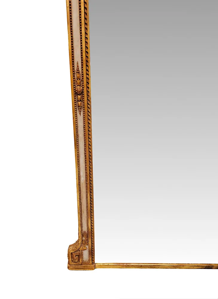 An Exceptionally Rare and Massive 19th Century Giltwood Mirror by 'Lamb of Manchester'