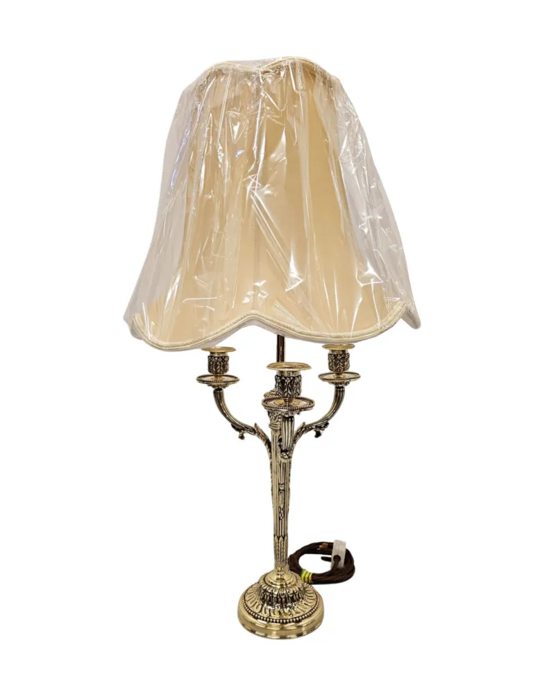 A Very Fine Pair of 19th Century Candelabra Converted to Table Lamps