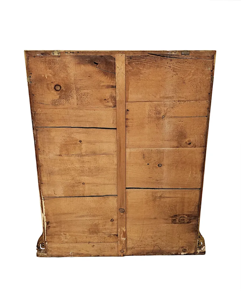 A Stunning 19th Century Rectangular Giltwood Overmantel Mirror