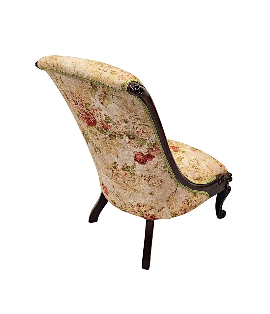 A Fabulous Fully Restored 19th Century Nursing Chair