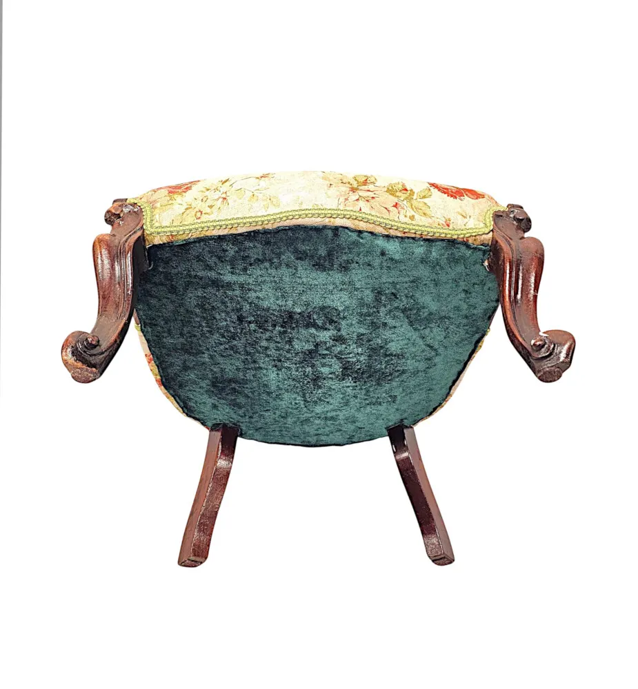 A Fabulous Fully Restored 19th Century Nursing Chair