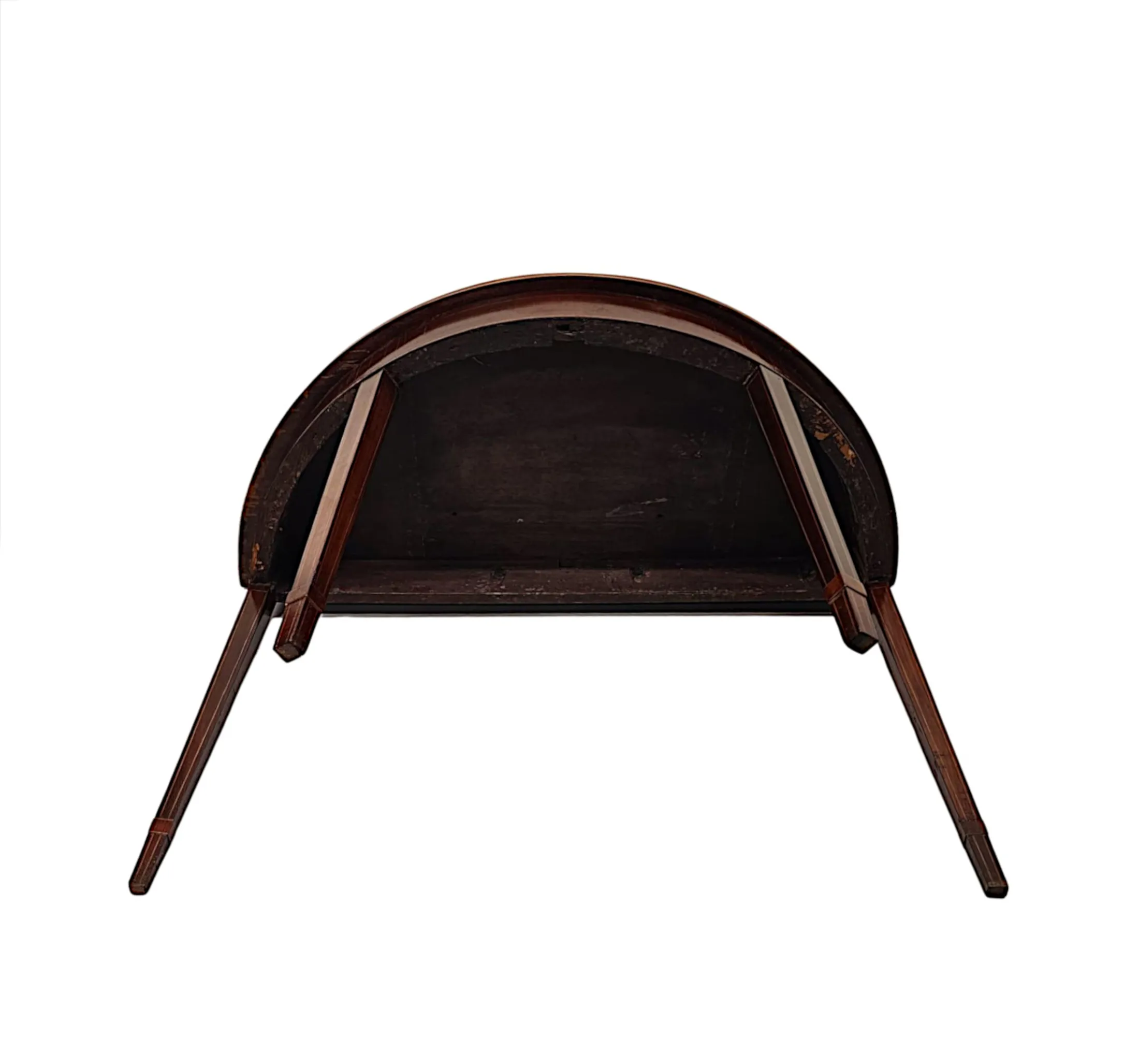 A Fabulous Early 19th Century Georgian Demi-Lune Console Table 
