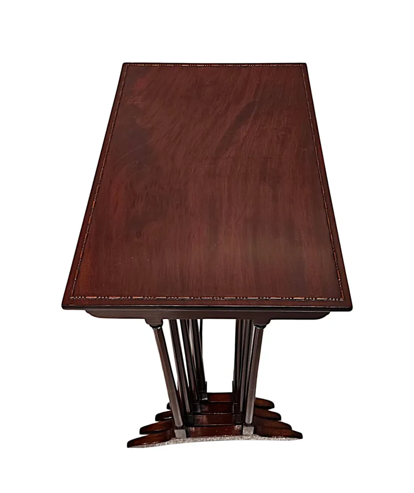  A Very Fine Fully Restored Edwardian Nest of Four Tables