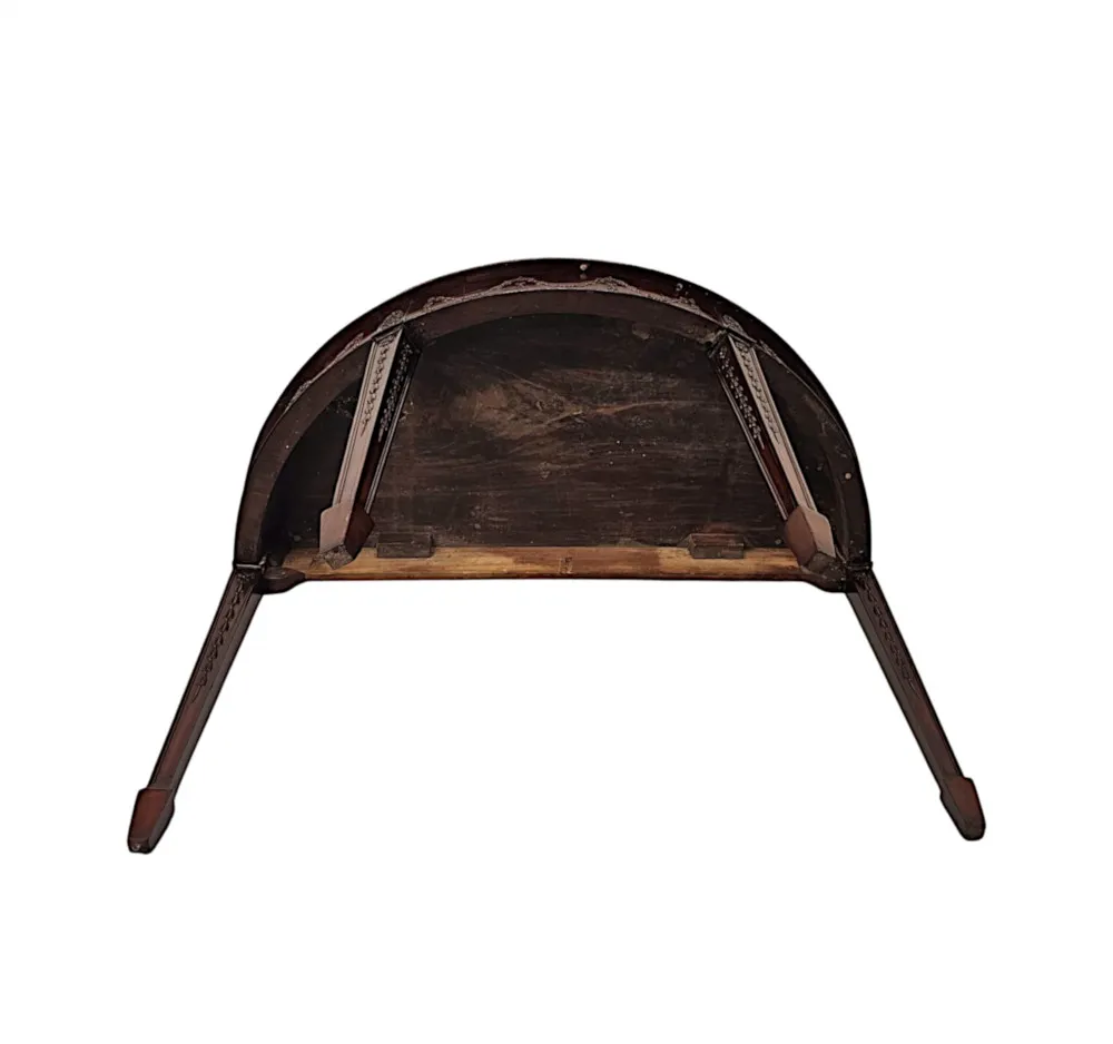 A Very Fine Late 19th Century Adams Design Demi-Lune Hall or Console Table
