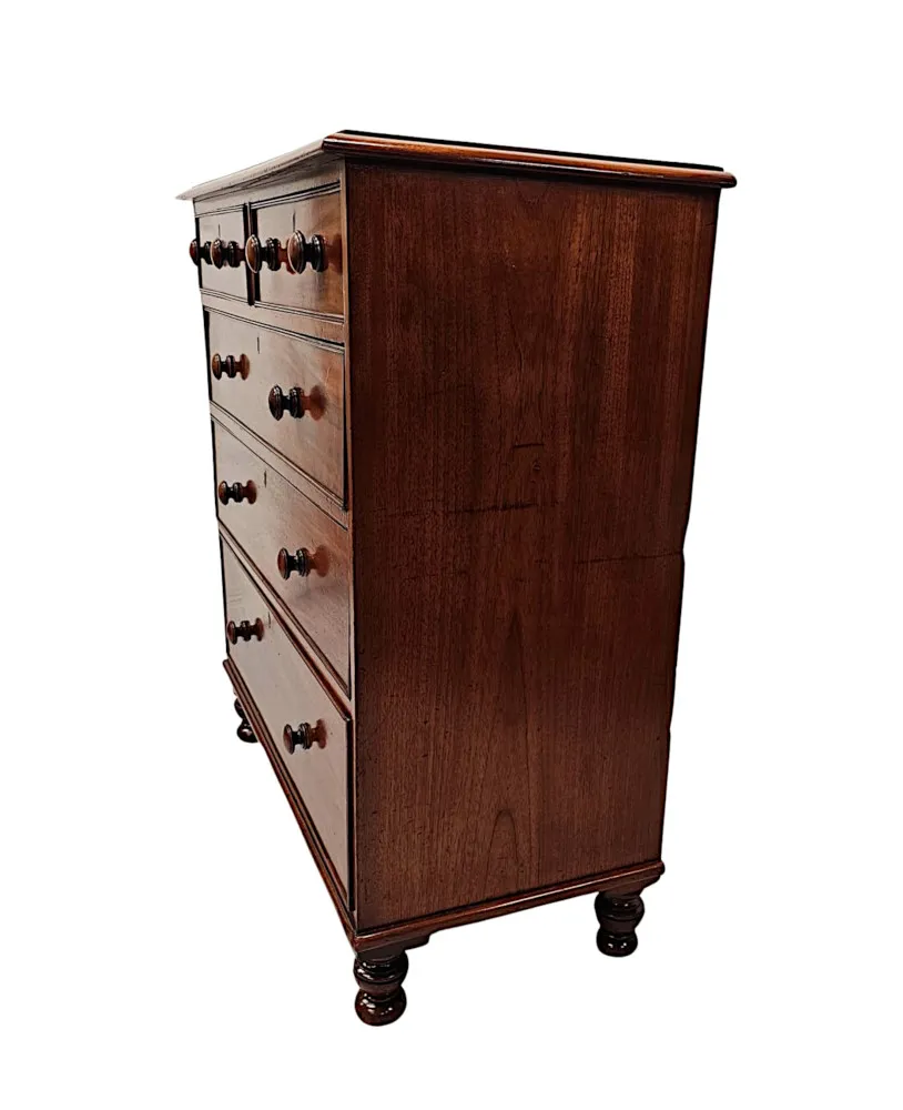 A Very Fine Irish Early 19th Century Chest of Drawers