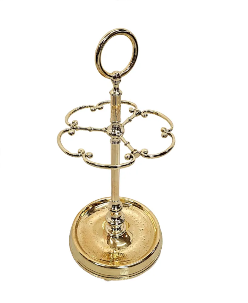 A Very Rare and Fine 19th Century Fully Restored Brass Stick or Umbrella Stand