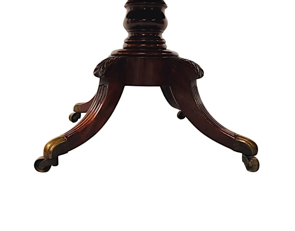 A Very Rare Early 19th Century Regency Revolving Drum Library Centre Table 