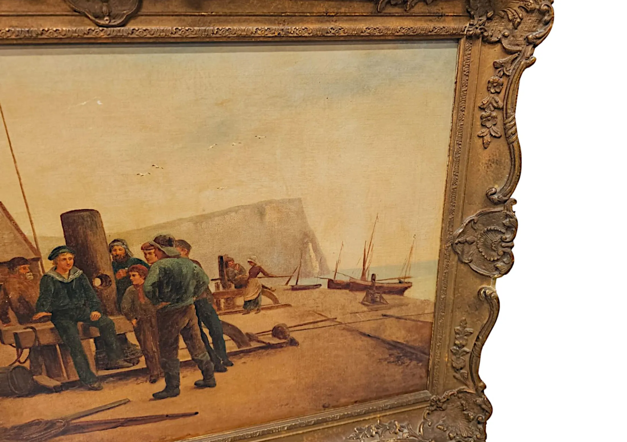  A Gorgeous 19th Century Oil on Canvas Painting by Rose Douglas