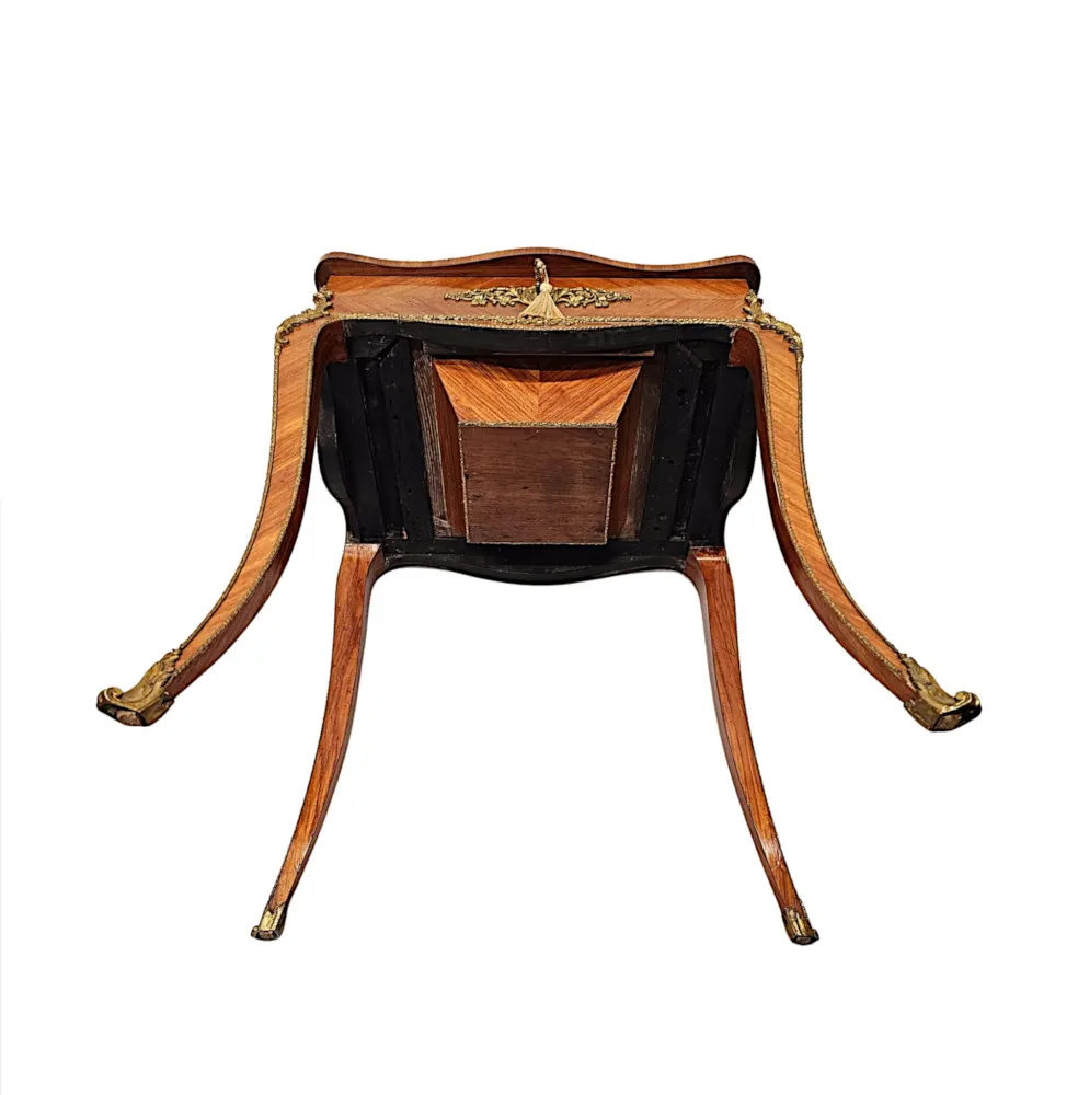 A Very Fine 19th Century Ormolu Mounted Side Table or Ladies Work Box 