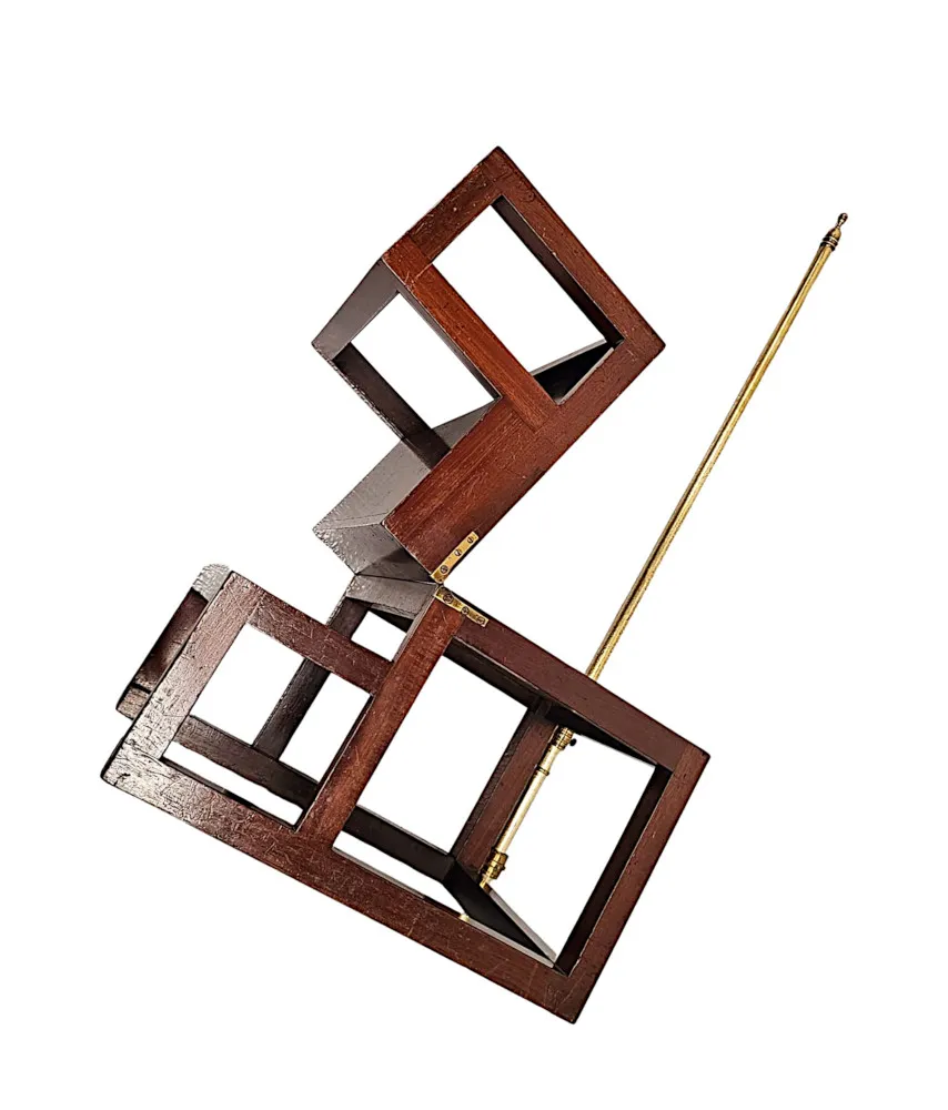  A Very Rare Early 19th Century Metamorphic Library Steps That Converts To A Footstool