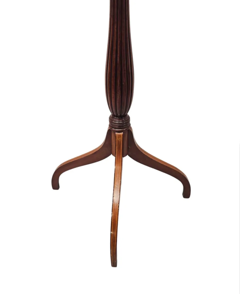 A Very Rare Pair of Edwardian Inlaid Tall Wine Tables