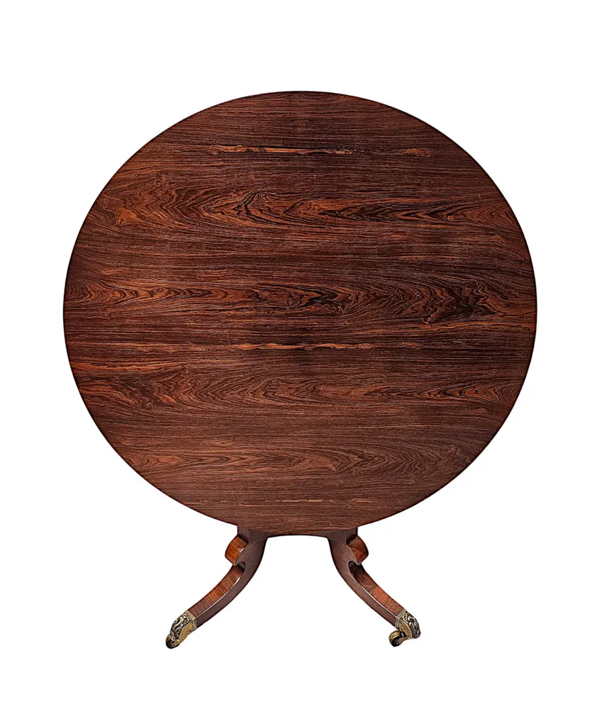 A Stunning Early 19th Century Regency Flip Top Centre or Dining Table