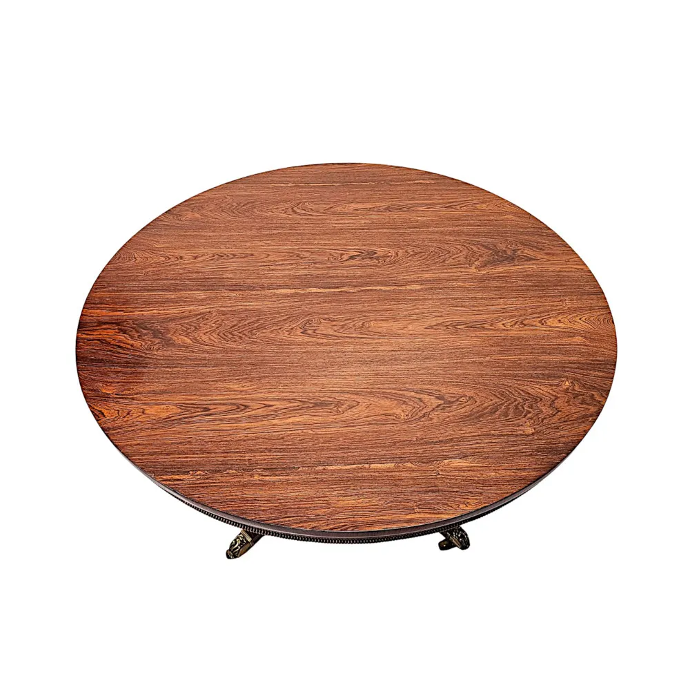 A Stunning Early 19th Century Regency Flip Top Centre or Dining Table