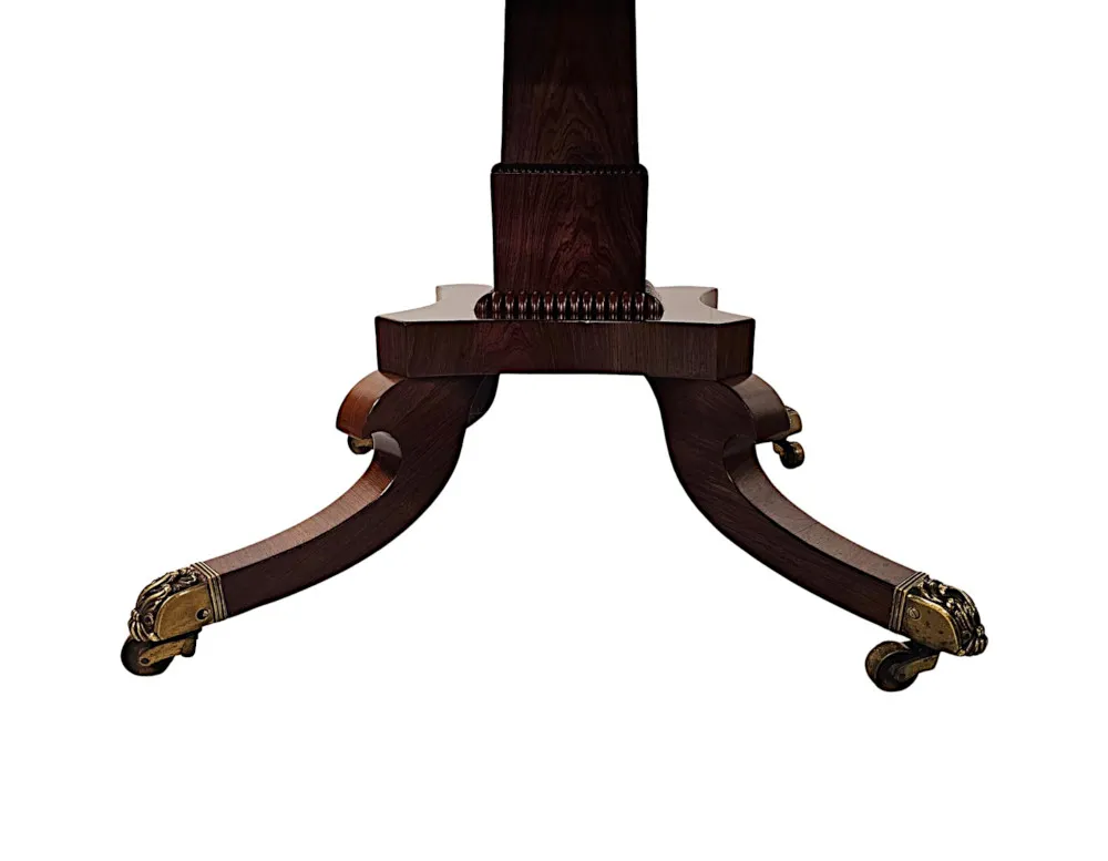 A Stunning Early 19th Century Regency Flip Top Centre or Dining Table