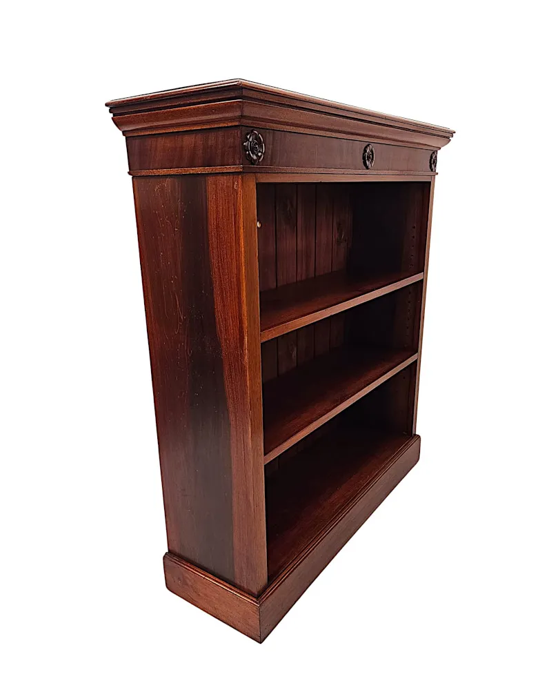 A Fabulous 19th Century Open Floor Bookcase