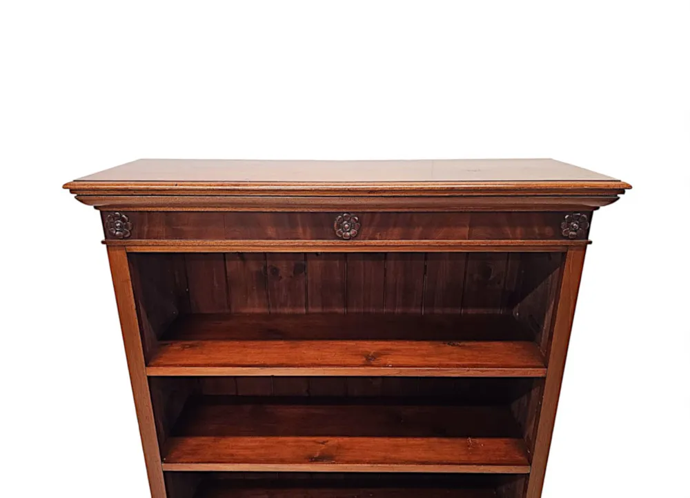 A Fabulous 19th Century Open Floor Bookcase
