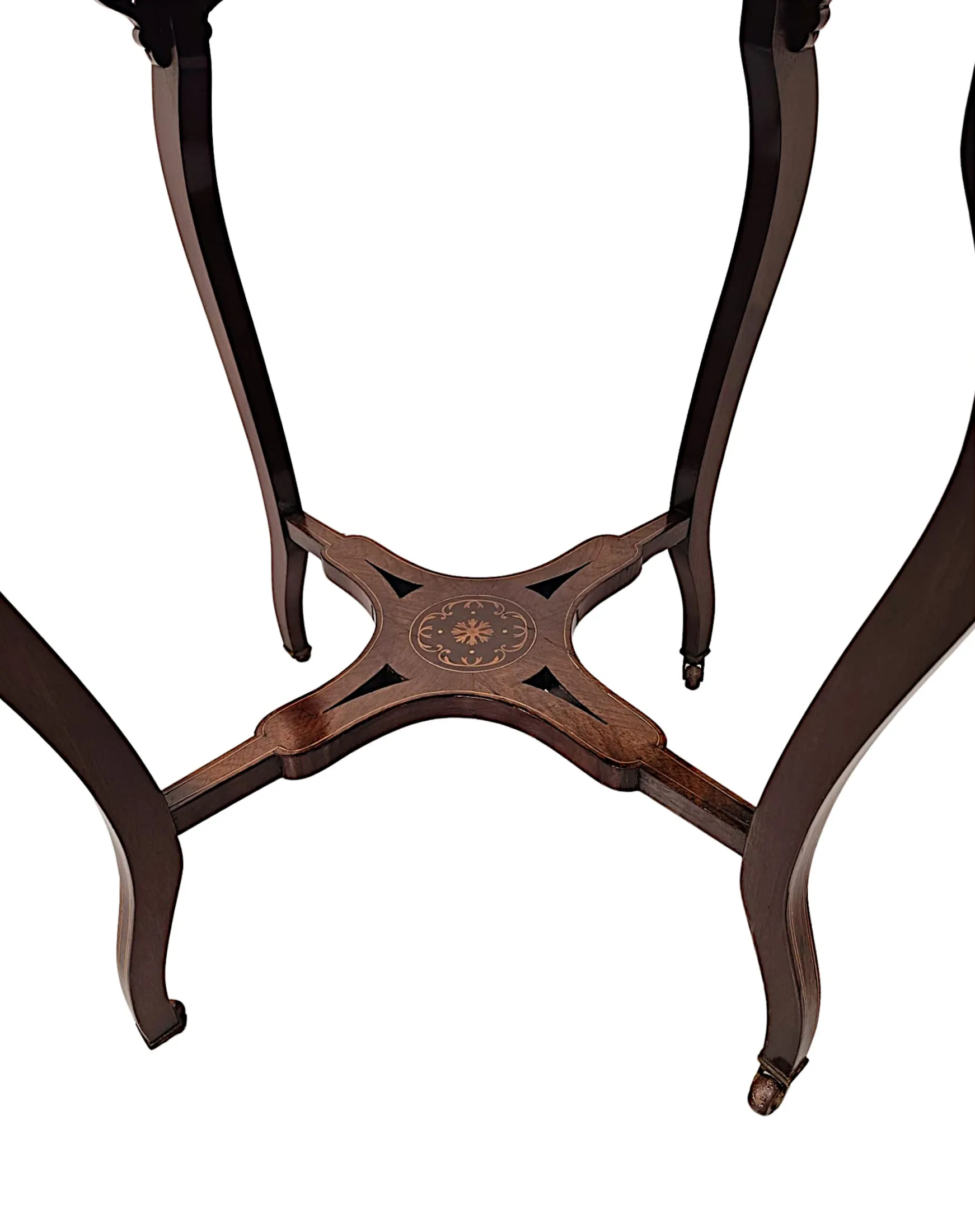 A Stunning Edwardian inlaid Occasional or Lamp Table