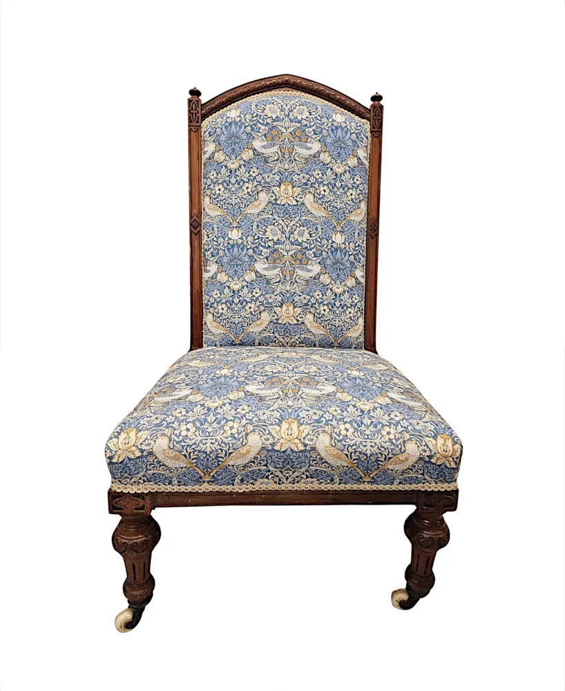 A Gorgeous 19th Century Nursing Chair