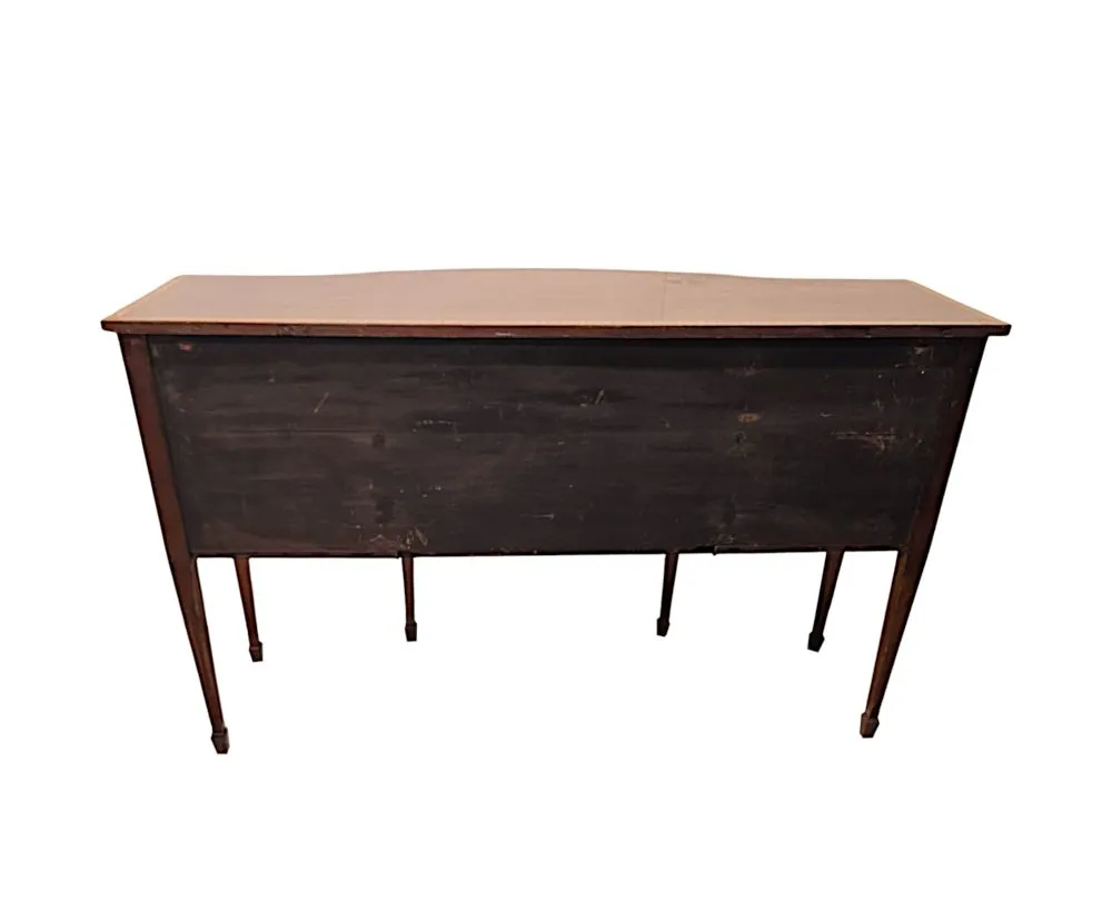 A Stunning Edwardian Marquetry Inlaid Sideboard In The Manner of 'Edward and Roberts, London'