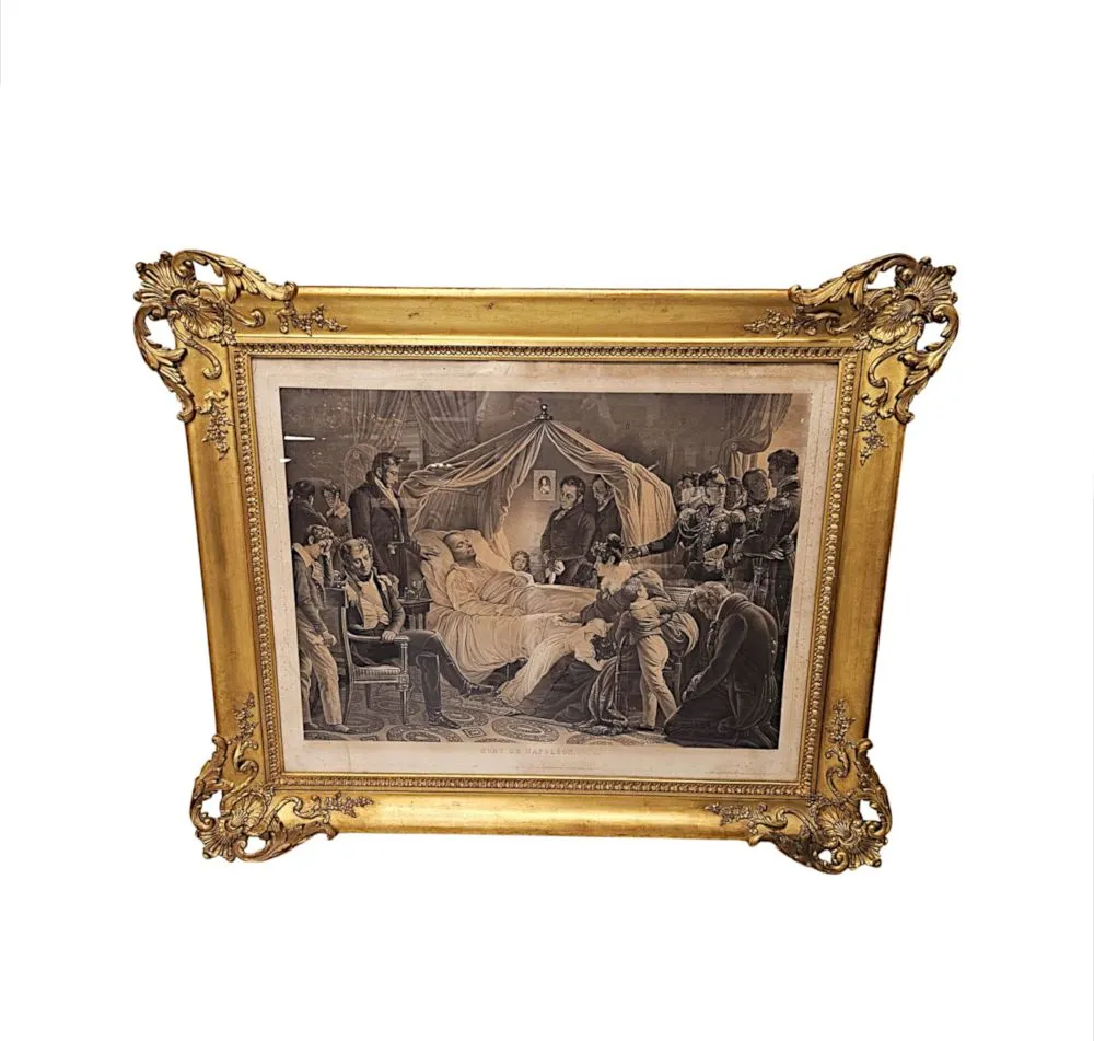 A Very Fine 19th Century Set of Three Massive Prints of Napoleon