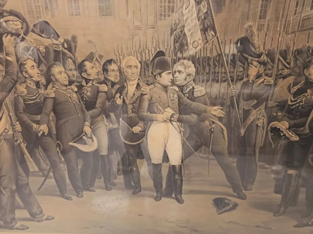 A Very Fine 19th Century Set of Three Massive Prints of Napoleon