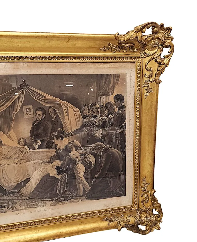 A Very Fine 19th Century Set of Three Massive Prints of Napoleon