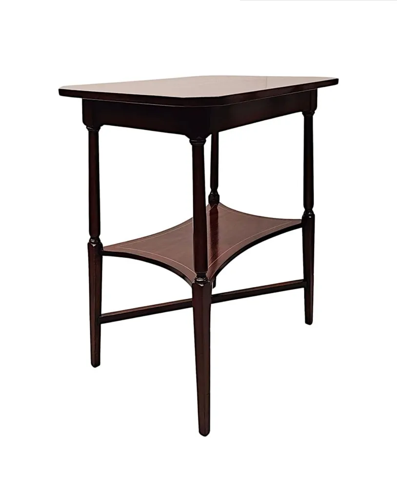  A Fabulous Edwardian Inlaid Occasional or Lamp Table