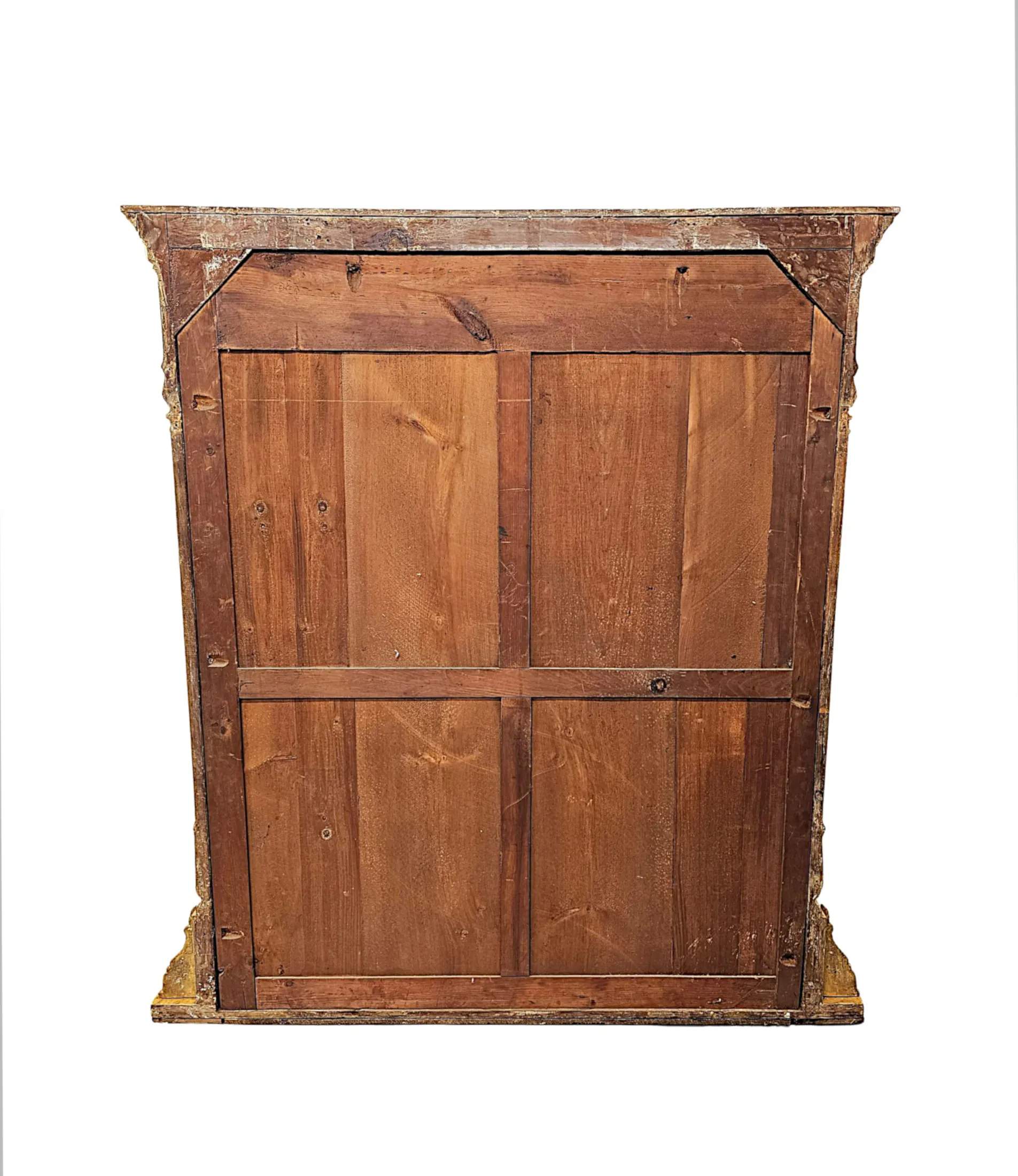 A Stunning Large Size 19th Century Giltwood Overmantel Mirror
