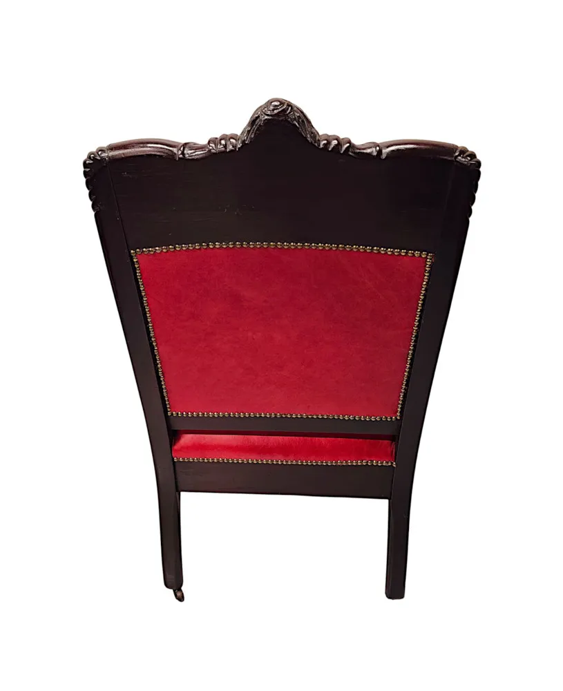  A Very Fine and Unusual Pair of 19th Century Country House Ladies and Gentlemans Armchairs