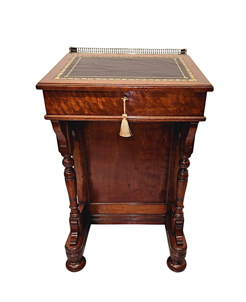 A Very Fine Fully Restored 19th Century Davenport Stamped 'Gillows of Lancaster'