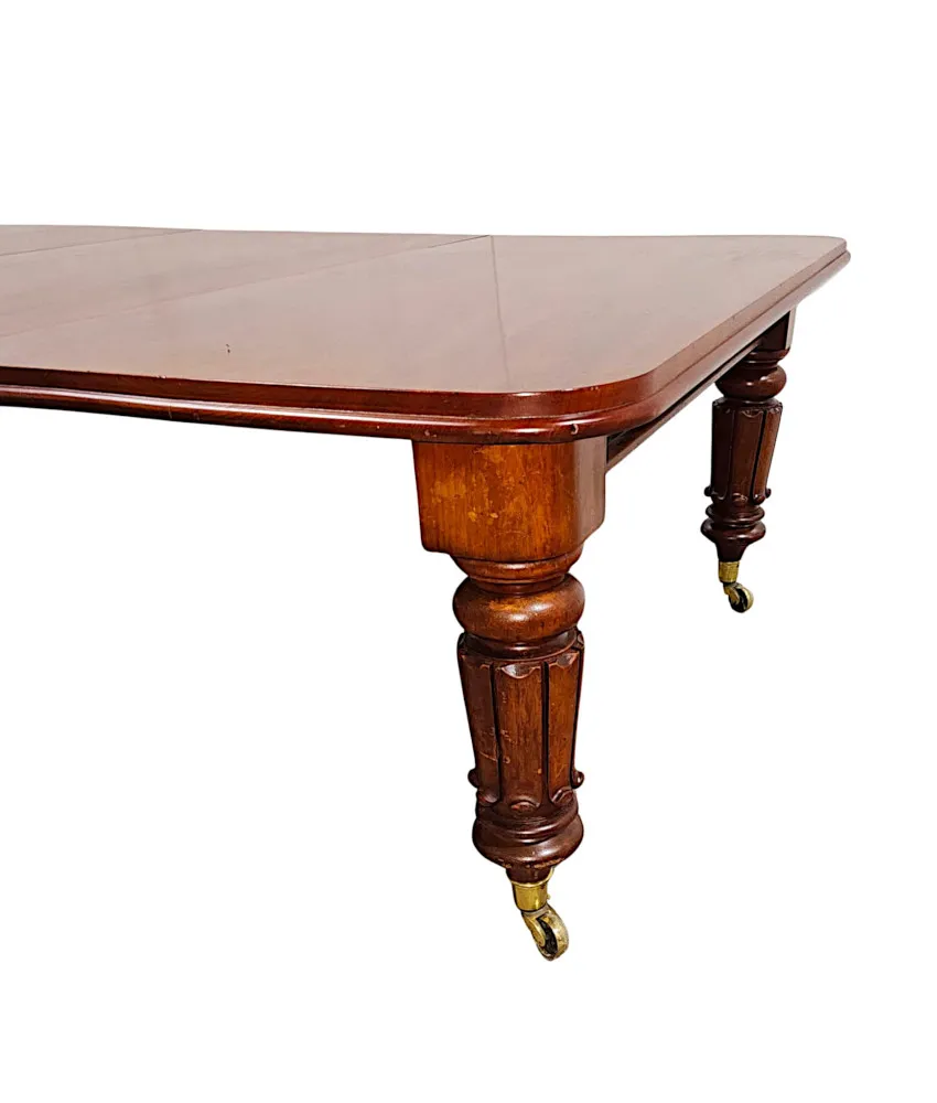 A Very Rare Massive Early 19th Century William IV Country House Dining Table 