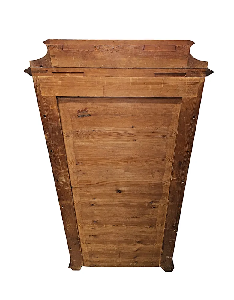 A Very Rare 19th Century Massive Wellington Style Chest of Tall Drawers