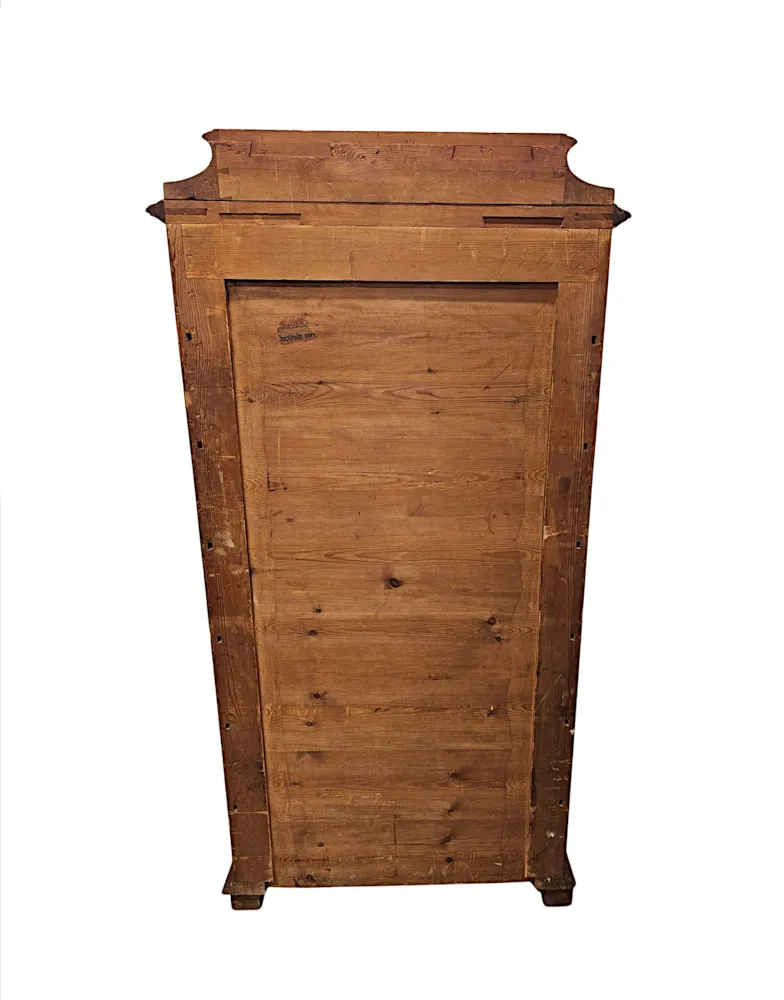 A Very Rare 19th Century Massive Wellington Style Chest of Tall Drawers