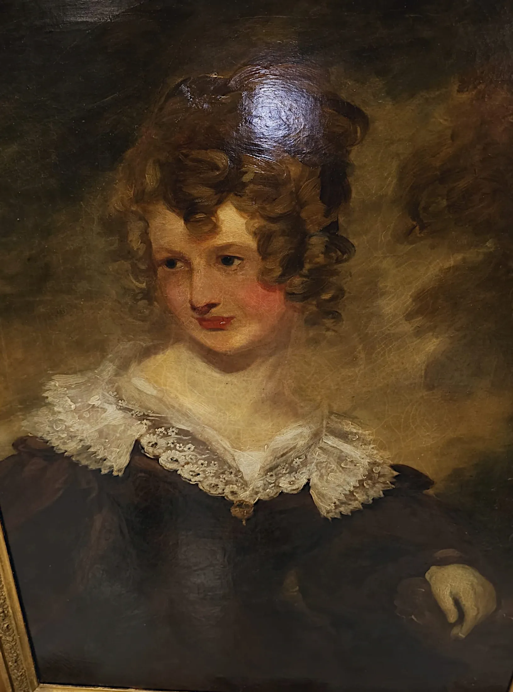 A Very Rare Pair of 19th Century Giltwood Framed Irish Country House Portraits
