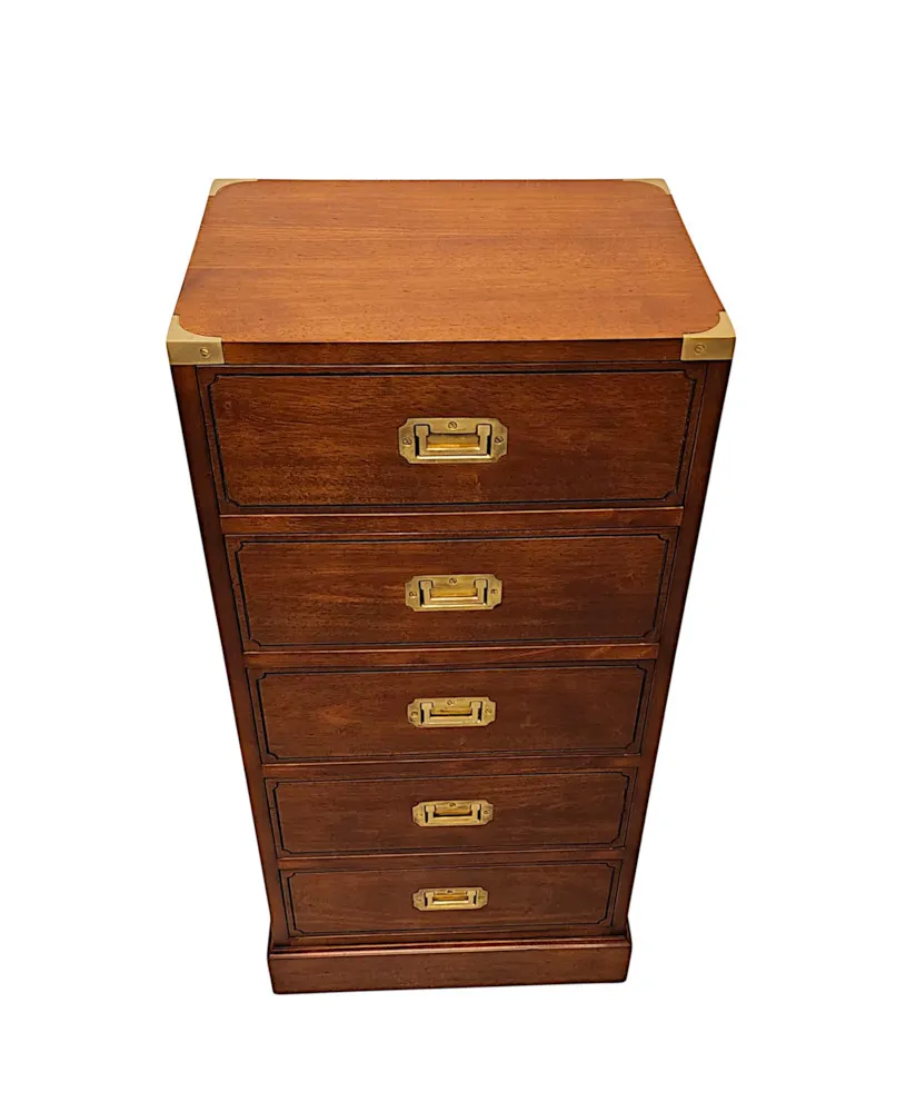 A Fabulous Chest of Drawers in the Campaign Style