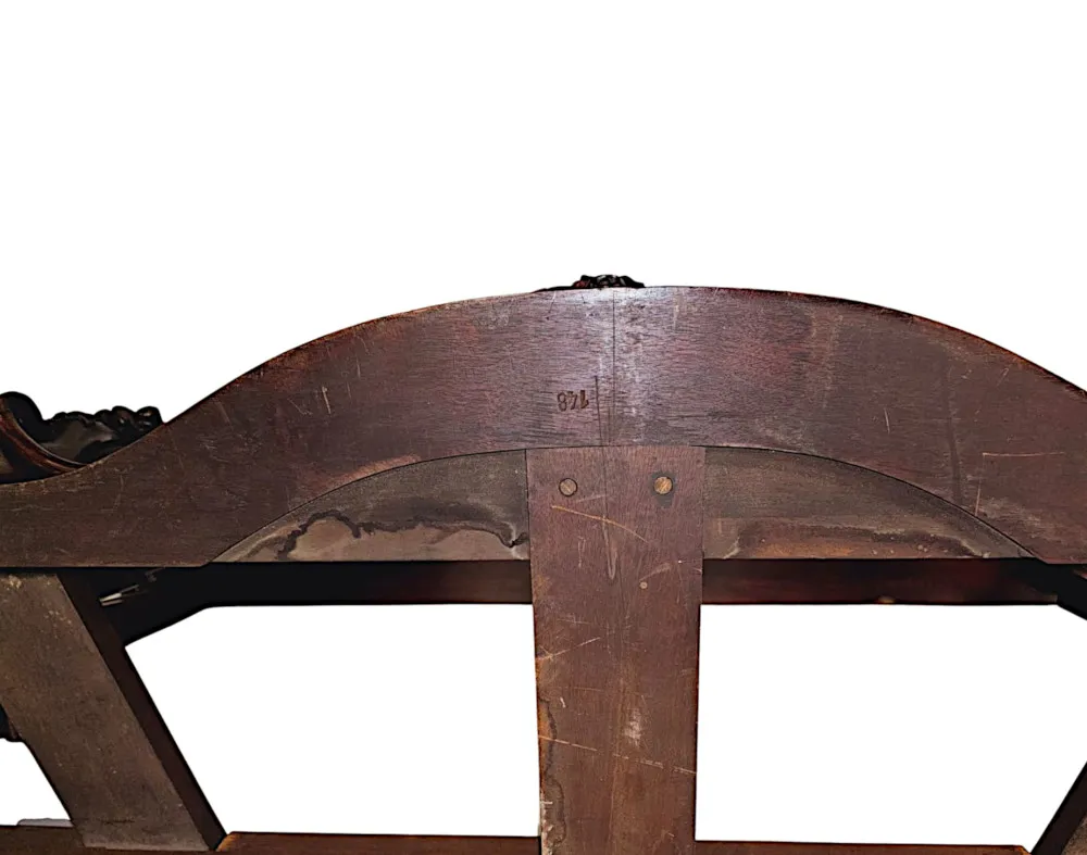A Stunning Large 19th Century Marble Top Console Table