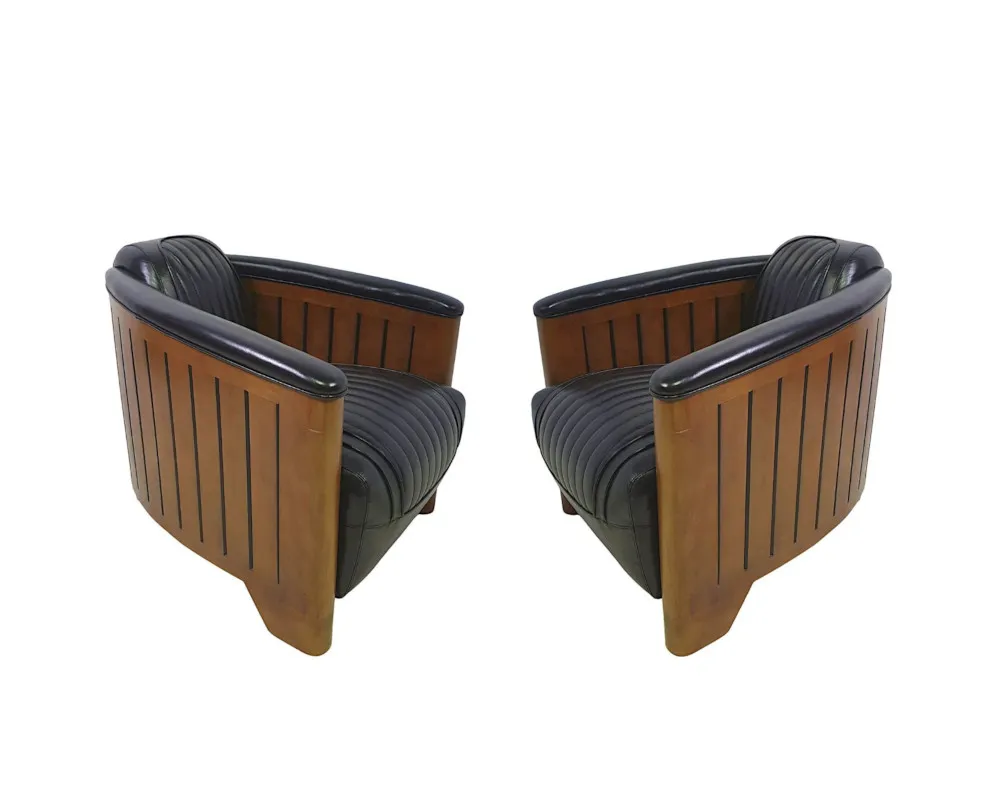 A Fabulous Club Armchair in the Art Deco Style