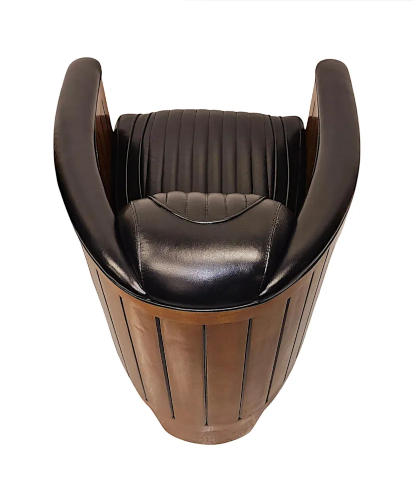 A Fabulous Club Armchair in the Art Deco Style