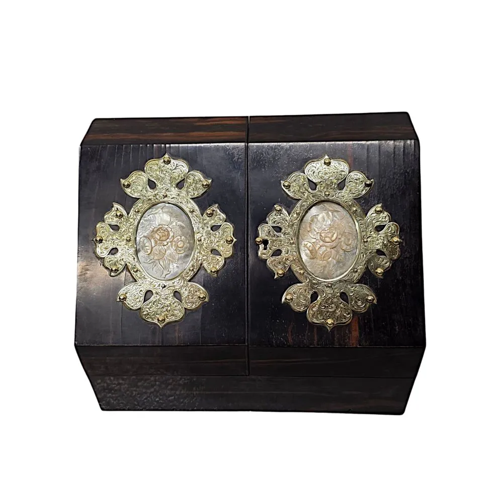 A Very Rare 19th Century Coromandel Desk Set
