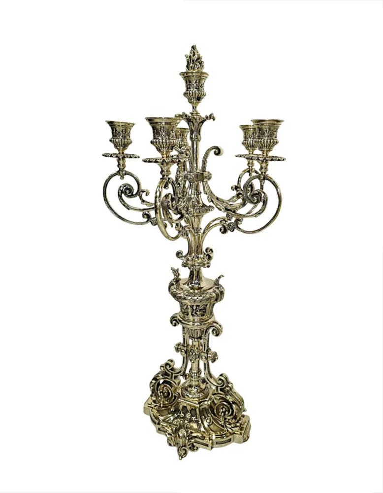  A Very Rare Large 19th Century French Bronze Clock Garniture Set Fully Restored and Polished