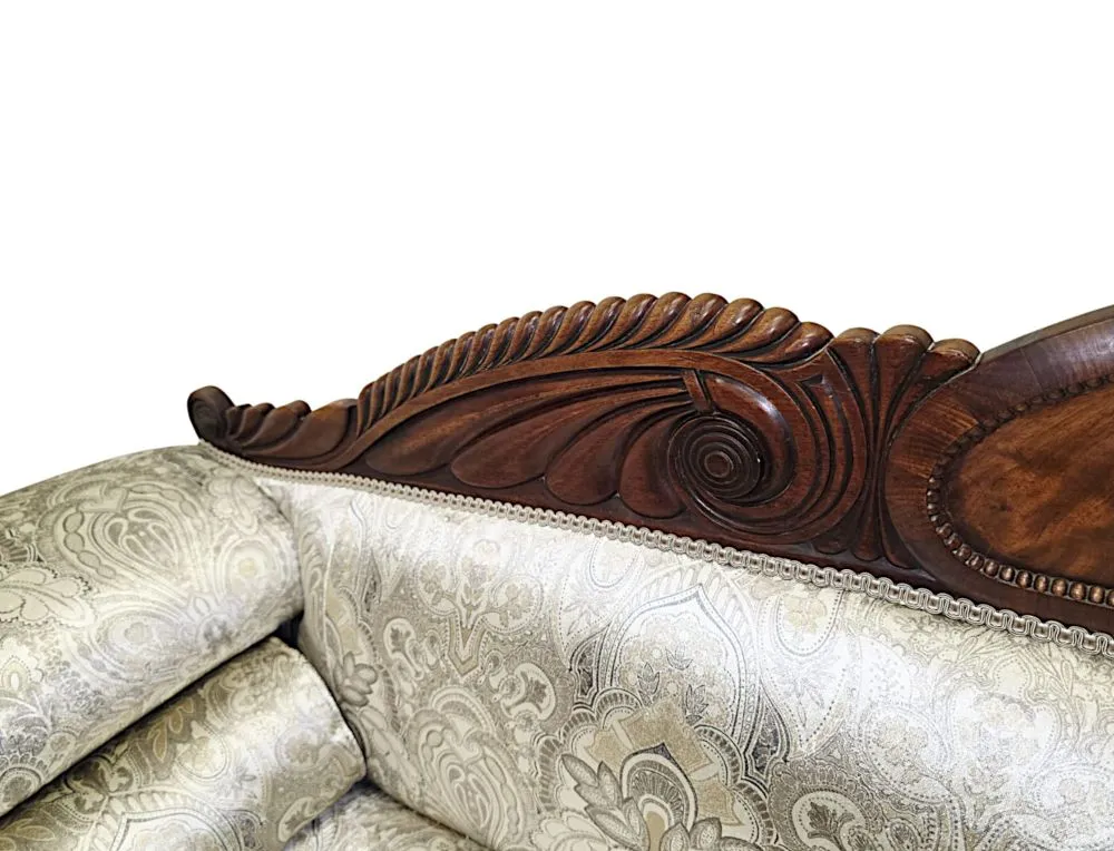A Very Fine Early 19th Century Irish William IV Double Ended Sofa