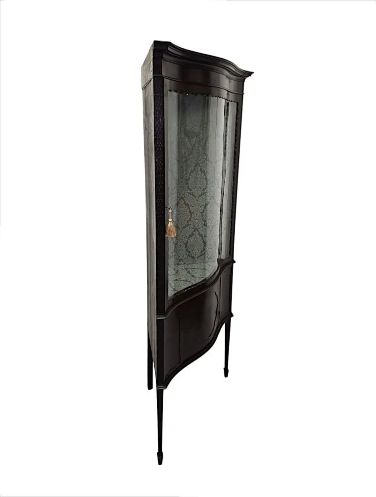 A Stunning Edwardian Chippendale Style Corner Cabinet