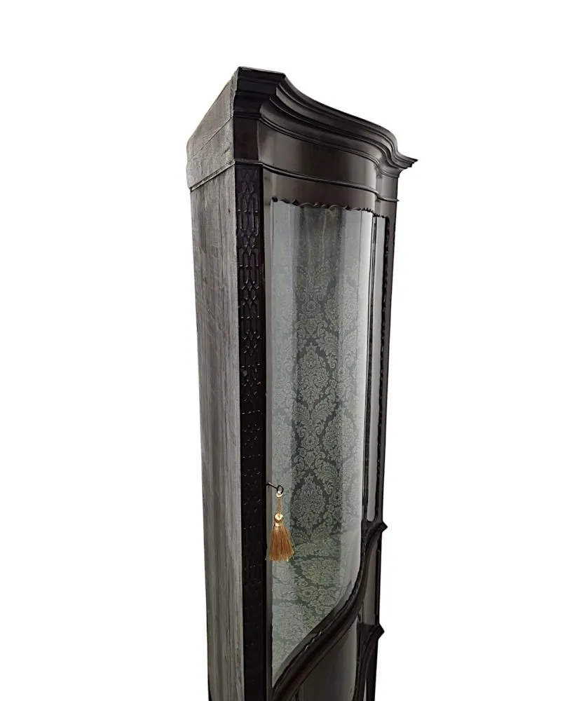 A Stunning Edwardian Chippendale Style Corner Cabinet