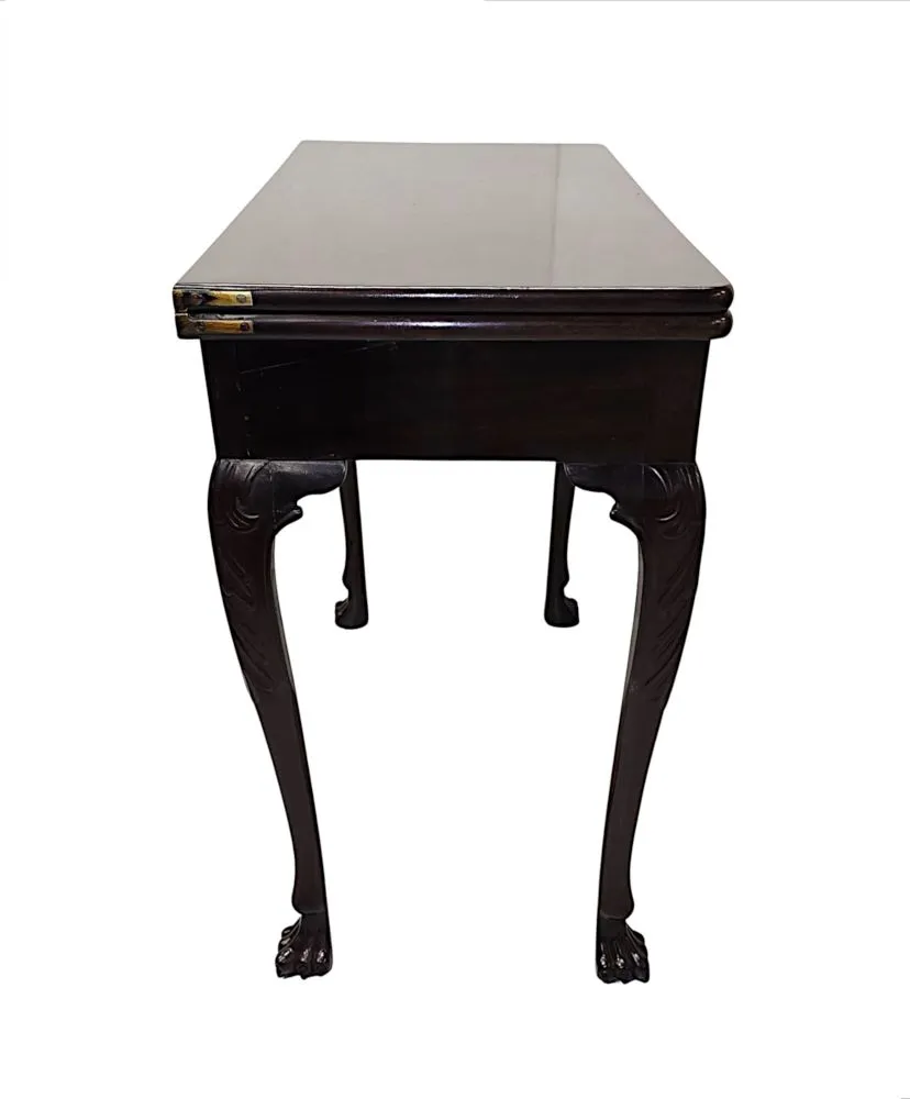 A Very Rare Early 19th Century Irish Turn Over Leaf Games Table