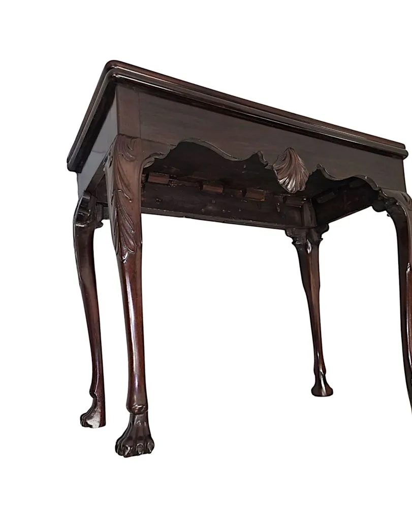 A Very Rare Early 19th Century Irish Turn Over Leaf Games Table