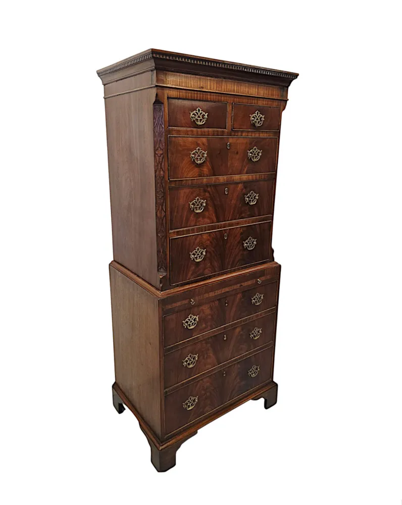 A Fabulous Edwardian Neat Size Chest on Chest