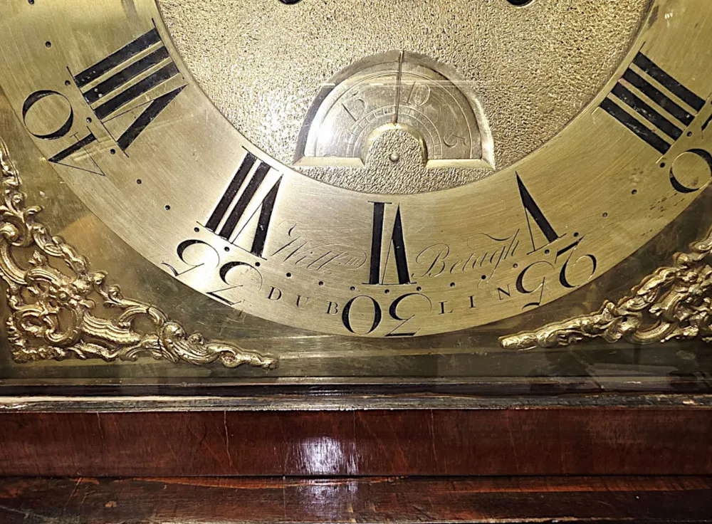 A Stunning Georgian Irish Long Case Grandfather Clock by William Betagh, Dublin