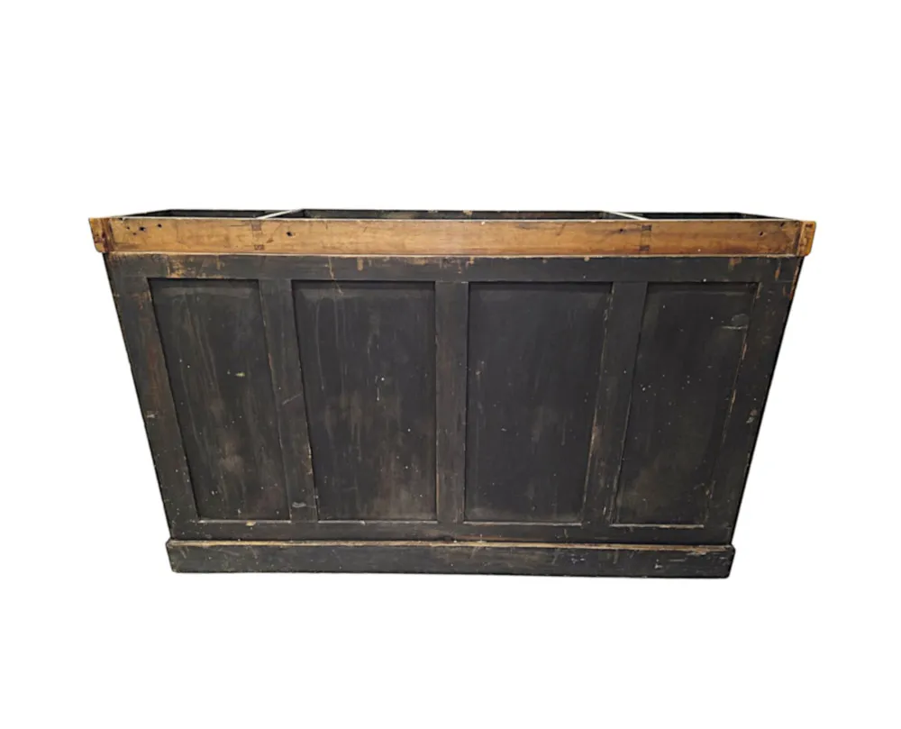  A Fabulous Early 19th Century William IV Marble Top Side Cabinet